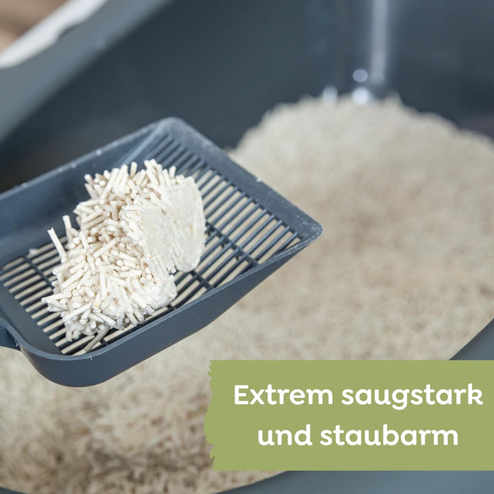 Trixie Tofu-Klumpstreu 4,5 kg – staubarmes Katzenstreu für Katzentoiletten, geruchsneutralisierend &