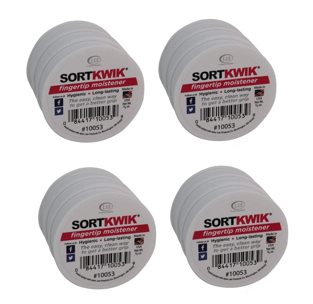 Lee 10053 Sortkwik Fingerspitzenbefeuchter, 100 ml, Rosa, 4 Stück, insgesamt 12 Stück