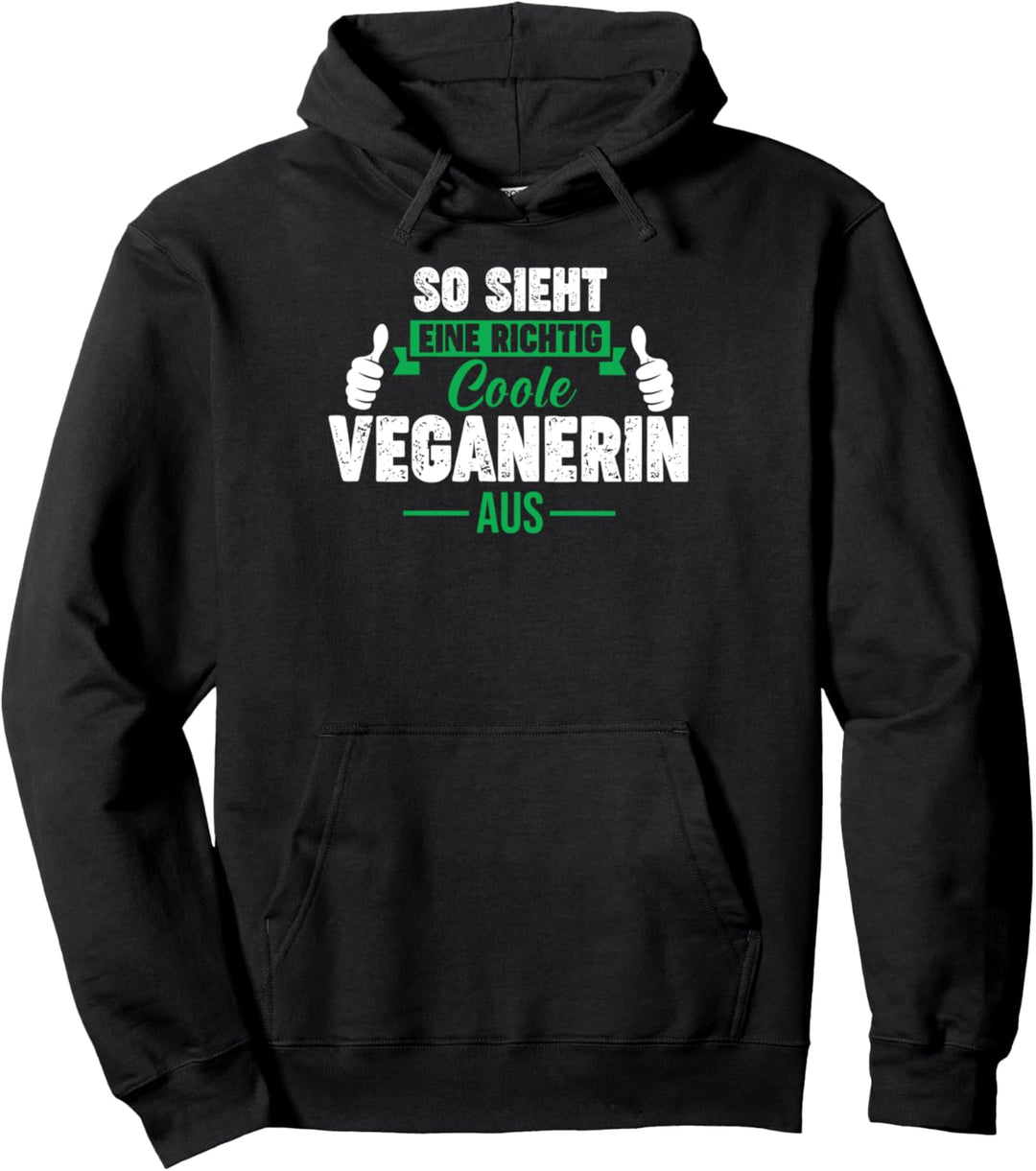 Veganerin Vegan Tierschutz Pullover Hoodie