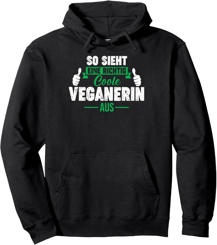 Veganerin Vegan Tierschutz Pullover Hoodie