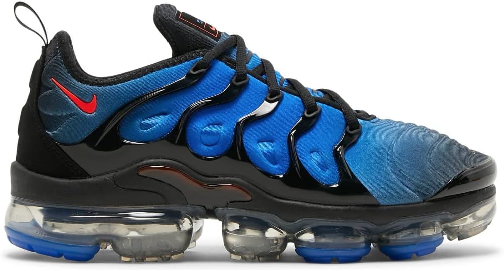 Nike Herren Air Vapormax PlusLaufschuhe 40.5 EU Schwarz Hellkarminrot, 40.5 EU Schwarz Hellkarminrot