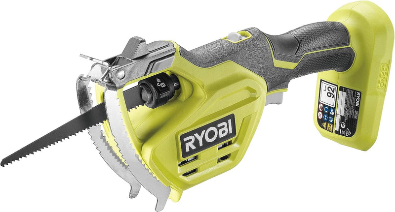 RYOBI 18 V ONE+ Akku-Astsäge RY18PSA-0 (Sägeblattlänge 15 cm, 80mm Schneidekapazität, ohne Akku und