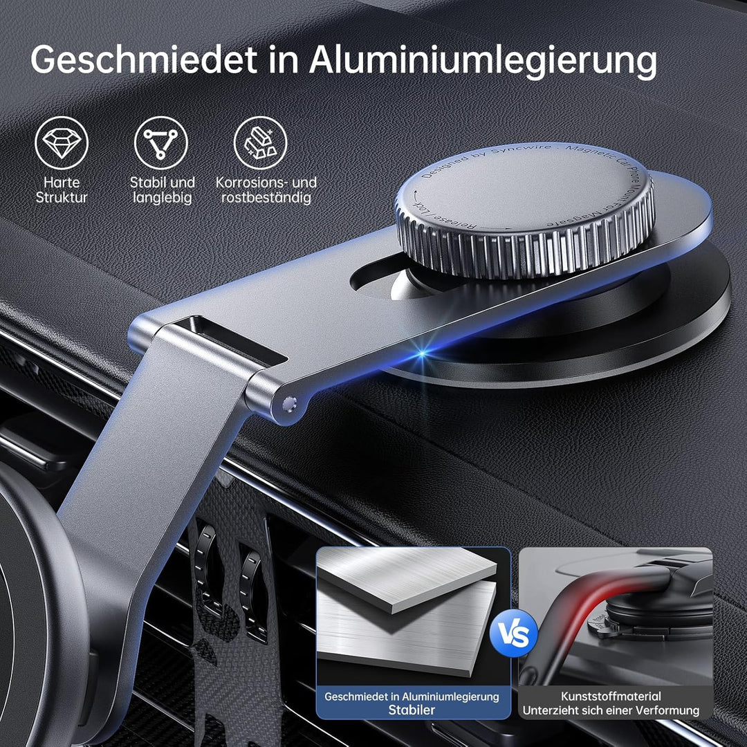 SYNCWIRE Handyhalterung Auto für MagSafe, Magnetische Handyhalter Auto, Kompatibel mit Armaturenbret