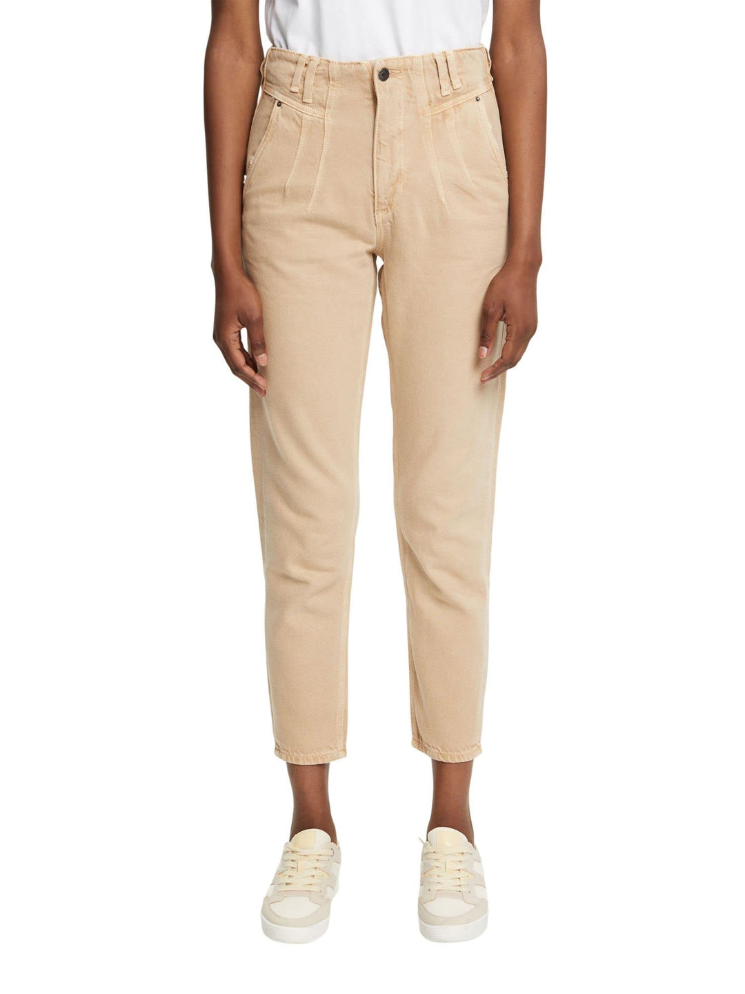 ESPRIT Damen Hose 26 260/Light Taupe, 26 260/Light Taupe