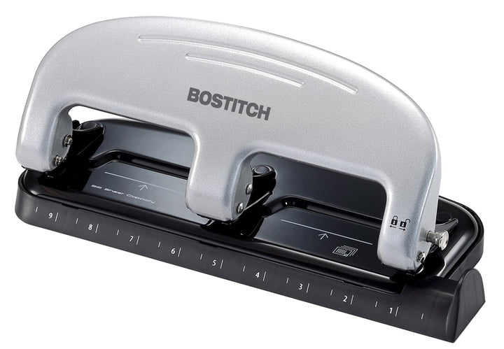 PaperPro 2220 Locher, 3-Loch, 20-Blatt-Kapazität 20 Blatt Small (1-24) grau, 20 Blatt