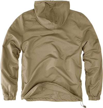 bw-online-shop Summer Windbreaker Schlupfjacke Regenjacke - Grösse S - 7XL M Camel, M Camel