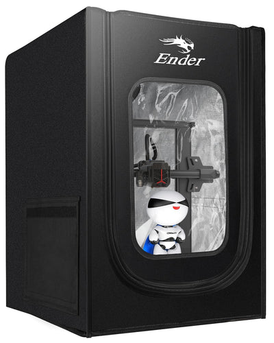 Creality Offiziell 3D Drucker Gehäuse, feuerfestes, staubdichtes Zelt für Ender 3/Ender 3 Pro/Ender