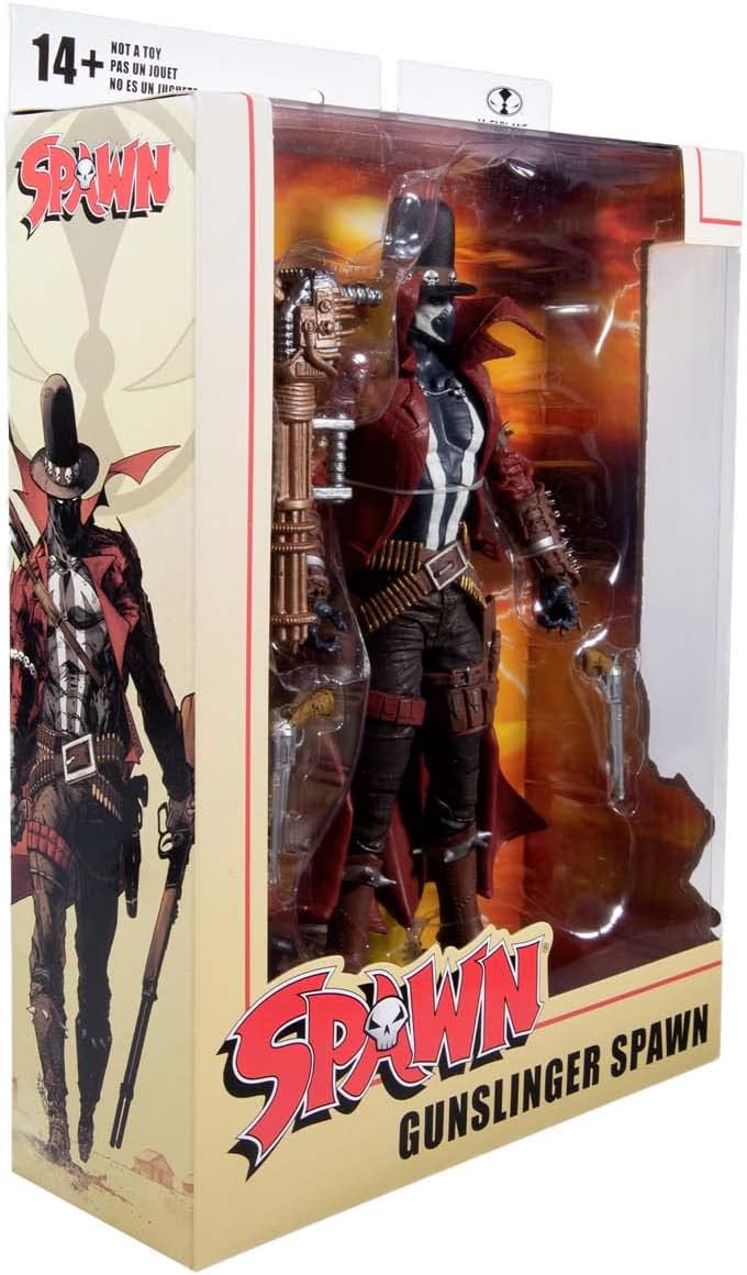 McFarlane Actionfigur Gunslinger (Gatling Gun) 18 cm, 90147, Mehrfarbig Gunslinger Gatling Gun, Guns