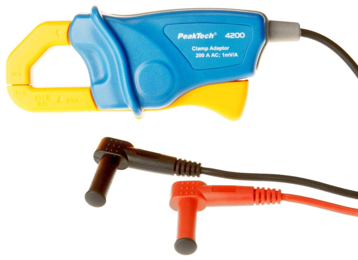 PeakTech 18157 True RMS Profi-Multimeter und PeakTech 200 Stromklemmenadapter-AC für Digitalmultimet
