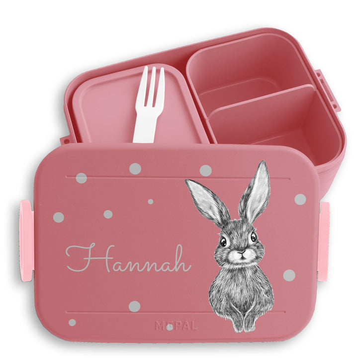 Kinder Bento Box Midi Lunchbox für Mepal Bentobox - Hasen - Süsser Hase I Hasi I Osterhase I Ostern