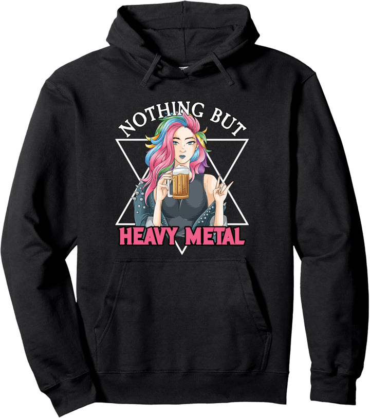 Nothing But Heavy Metal I Heavy Metal Frau Pullover Hoodie