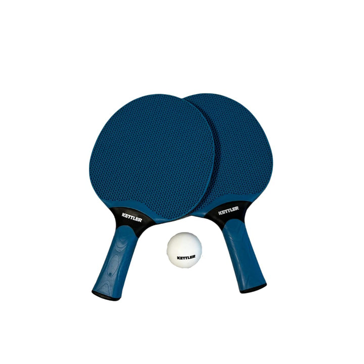 KETTLER Outdoor Tischtennisschläger Set I 2 wetterfeste Schläger I Inklusive 6 Bälle