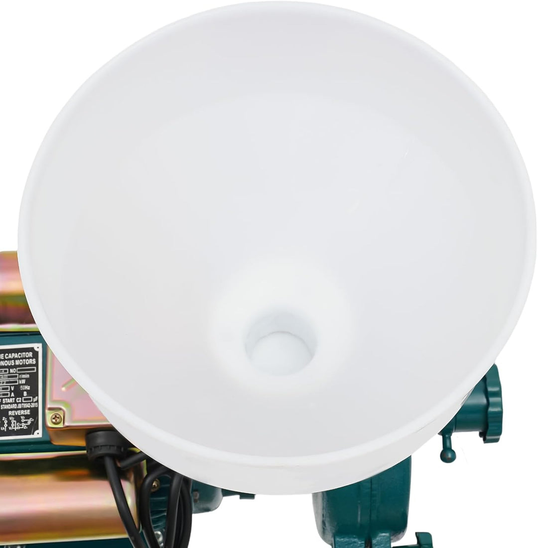 2200W Elektrisch Getreidemühle Kornmühle, Schrotmühle Zerkleinerer Grain Mill mit Trichter, Elektris