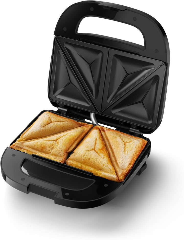 Sandwichmaker - PHILIPS - HD2331/90 - 750 W - Dreieckige Platten - Schwarz