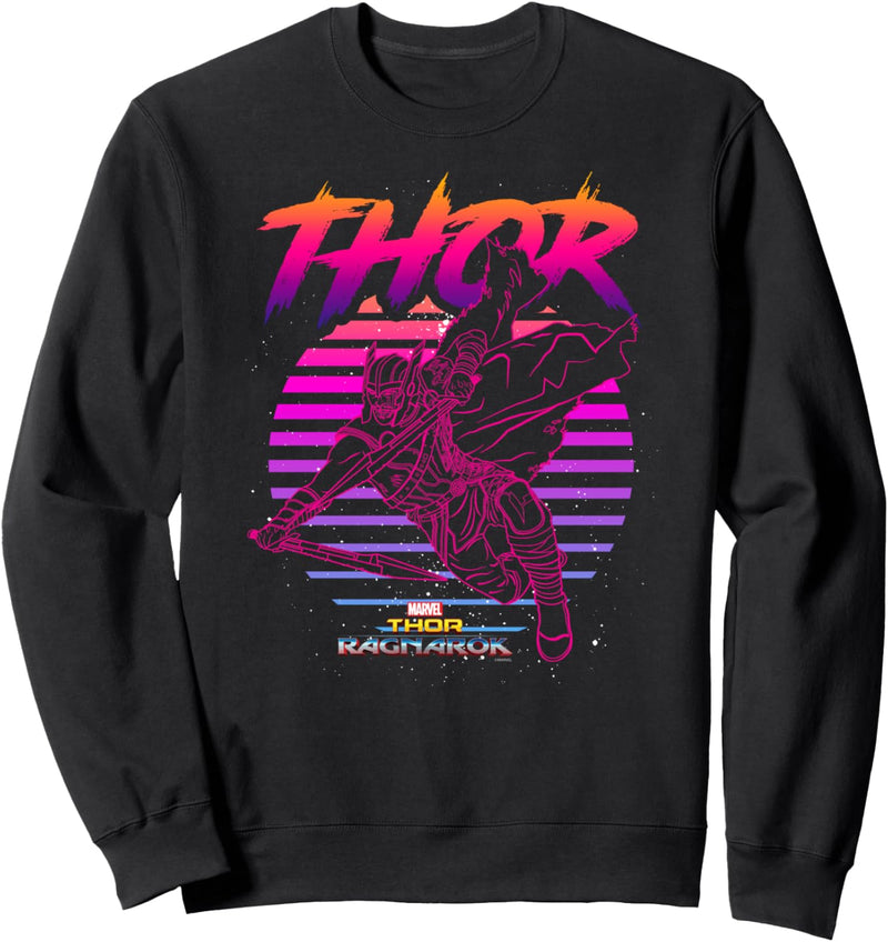 Marvel Thor: Ragnarok Thor Retro Style Outline Sweatshirt