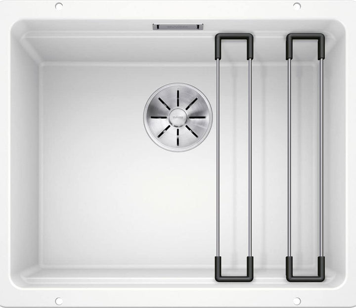 BLANCO ETAGON 500-U | SILGRANIT weiss | Einbauart: Unterbau | ohne Ablauffernbedienung, mit Zubehör