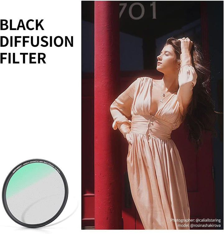 K&F Concept Nano X-Serie Black-Mist 1/8 magnetisch Magnetfilter Black Promist 1/8 Filter Effektfilte