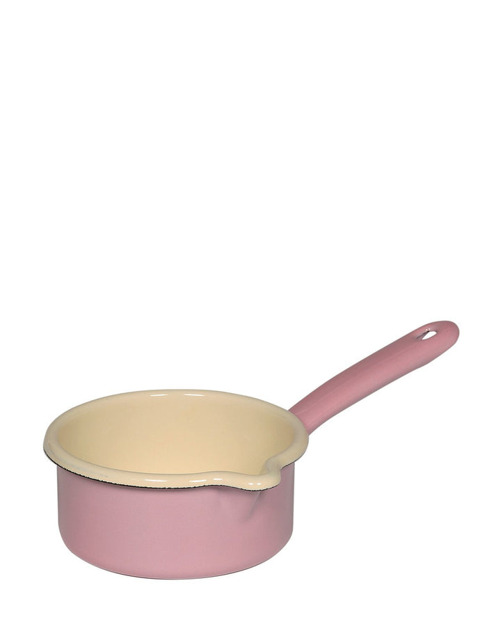 Riess, 0035-006, Stielkasserolle mit grossem Ausguss 12, CLASSIC - BUNT/PASTELL, Farbe Rosa, Durchme