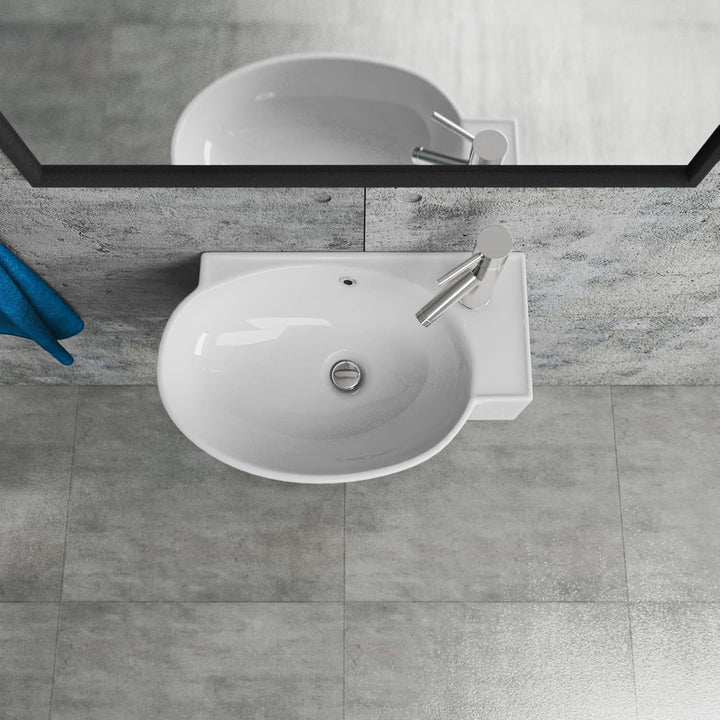 Design Keramik Waschbecken Waschtisch Waschschale Aufsatzwaschbecken Aufsatzwaschtisch Gäste WC Beck