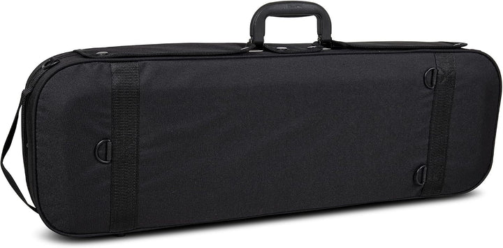 GEWA pure Violinkoffer 4/4 schwarz mit Notentasche und Rucksackriemen, 4/4