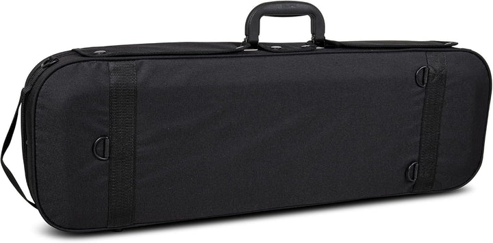 GEWA pure Violinkoffer 4/4 schwarz mit Notentasche und Rucksackriemen, 4/4