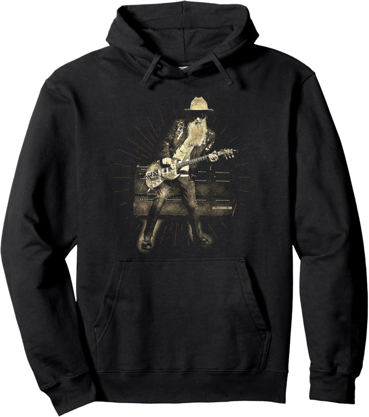 Offizielle Billy F Gibbons von ZZ Top Live III Pullover Hoodie