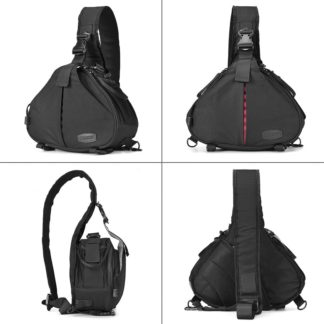 CADeN Kameratasche,Camera Sling Crossbag Fototasche Kamera Umhängetasche Kompatibel mit Canon Nikon