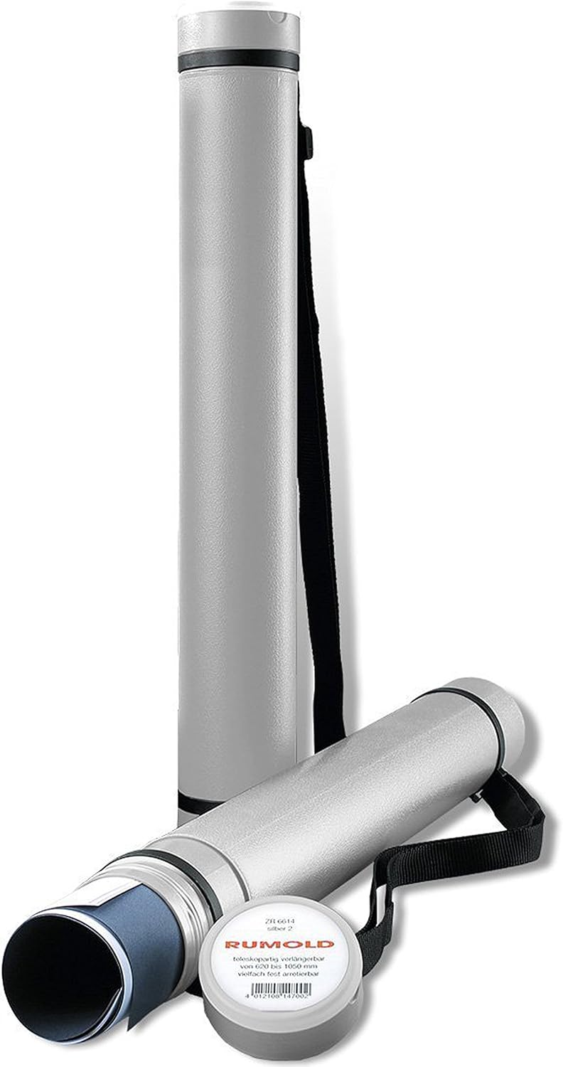 Rumold Zeichenrollen-Köcher, 600 mm - 1000 mm, Ø 80 mm, Polyethylen (4 Köcher, 4 Farben)