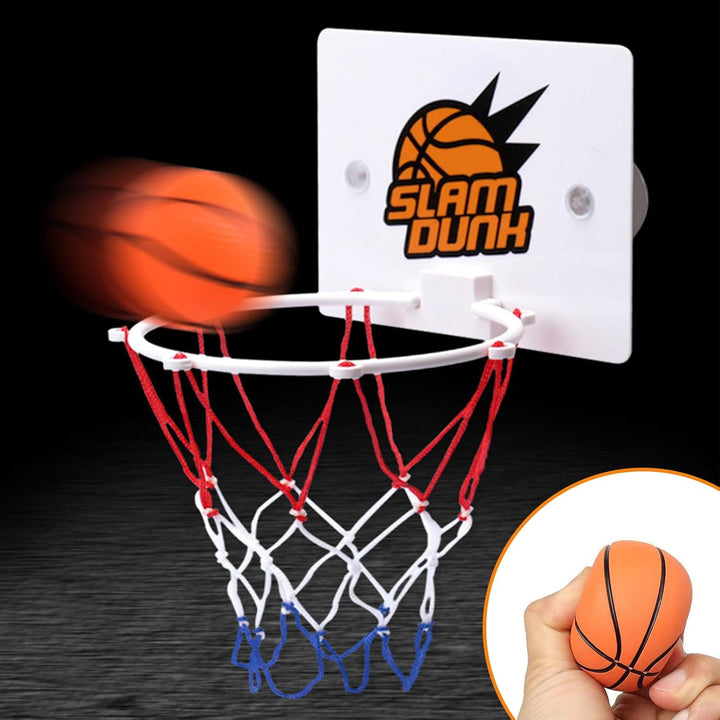 4 Pcs Mini Basketballkorb FüRs Zimmer, Mit Saugnapf Und Luftpumpe Mini Basketball, Kein Stanzen Erfo