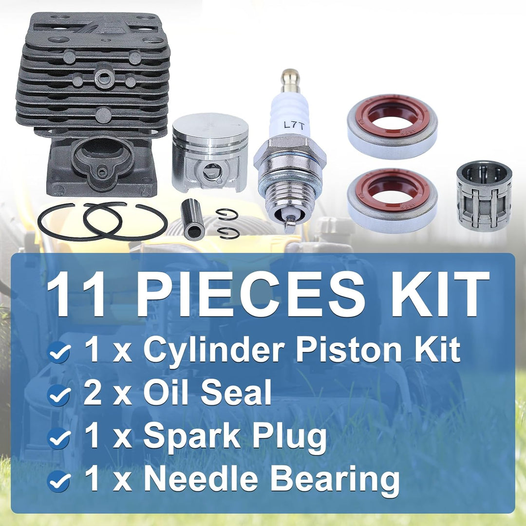 AUMEL 40mm Zylinderkolben Kit Für Stihl FT250 HT250 FS250 FS250R FS202 FS120 FS200 Freischneider Ers