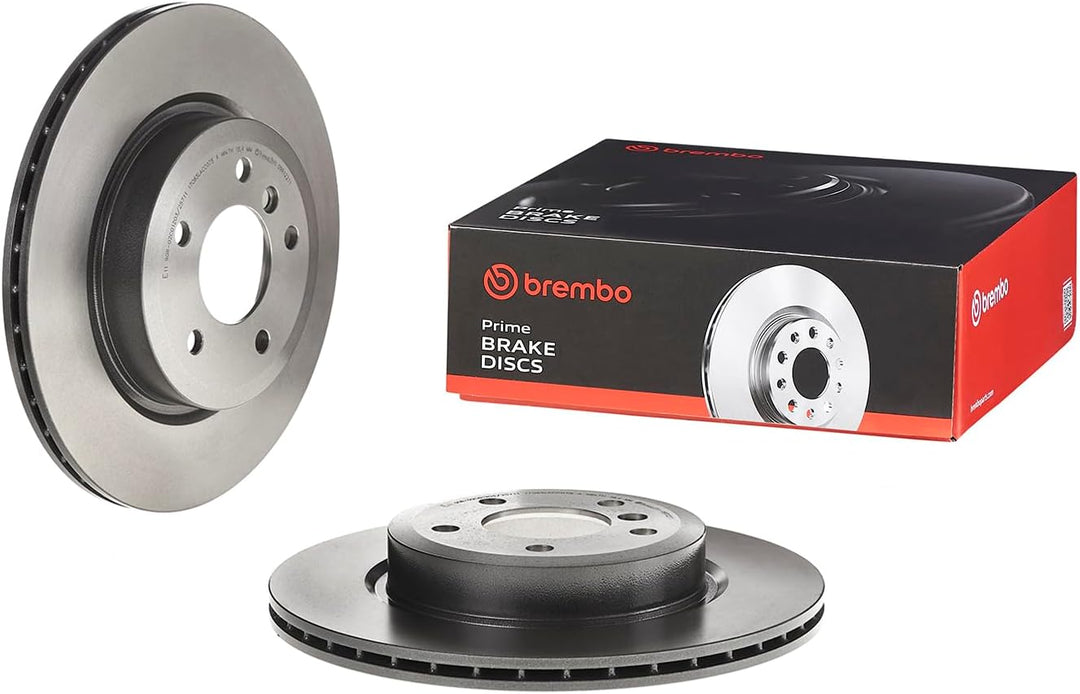 Brembo 09.R122.11 Hintere Bremsscheibe mit UV Lackierung, Anzahl 2