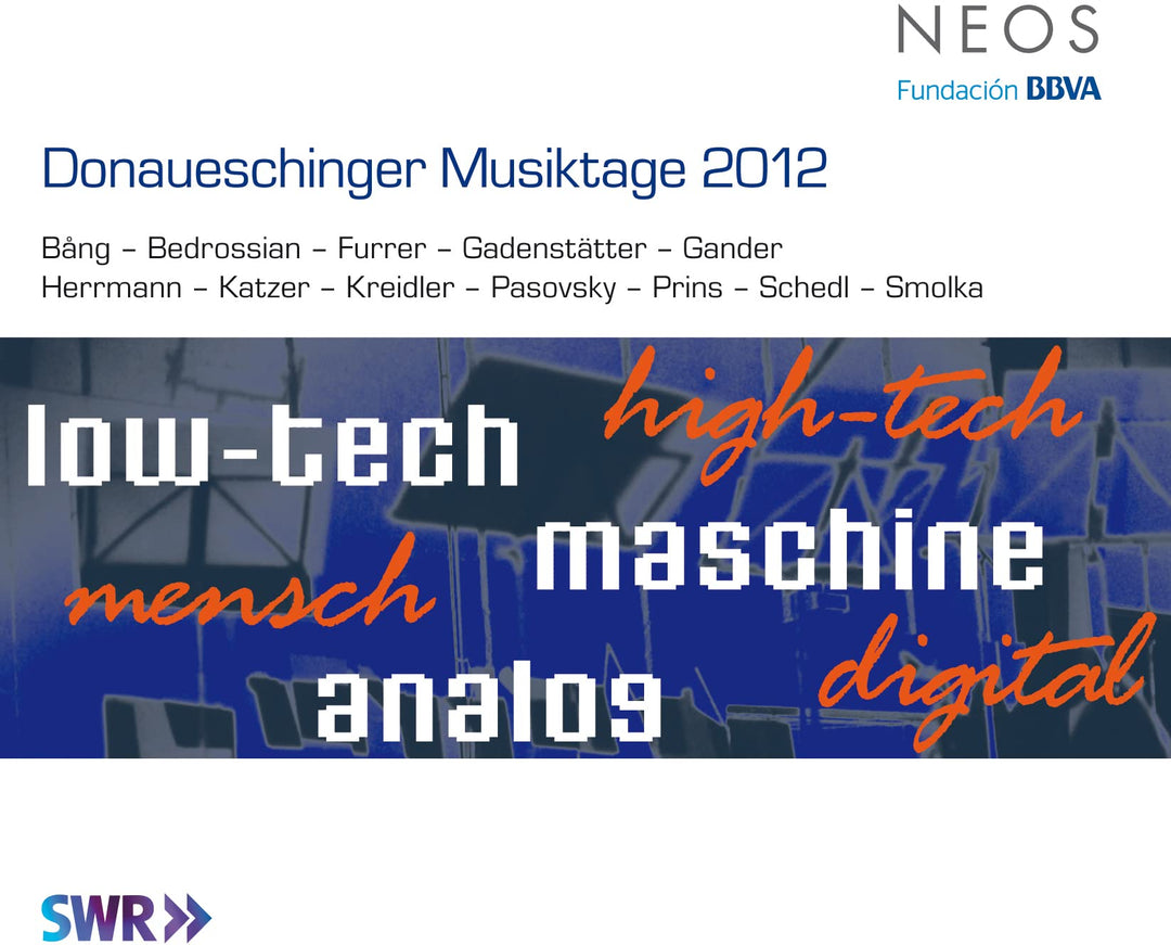 Donaueschinger Musiktage 2012, Audio-CD