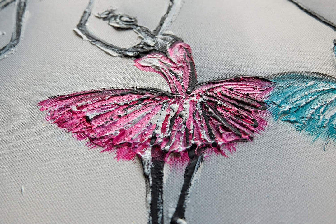 Monica Mirafiori I 100% HANDGEMALT I Gemälde Dancing 100x50cm | Gemälde Handgemalt | Acrylgemälde |