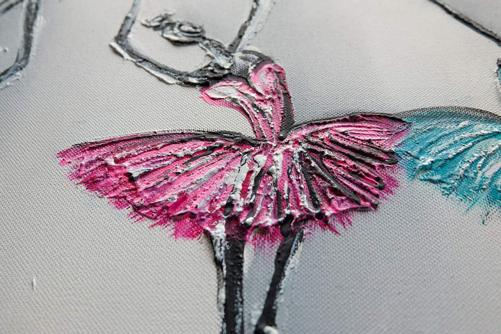 Monica Mirafiori I 100% HANDGEMALT I Gemälde Dancing 100x50cm | Gemälde Handgemalt | Acrylgemälde |