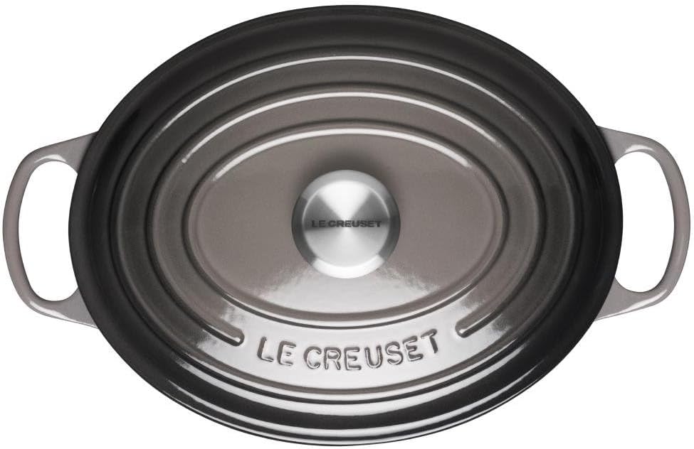 Le Creuset Signature Gusseisen-Bräter mit Deckel, Ø 27 cm, Oval, Für alle Herdarten und Induktion ge