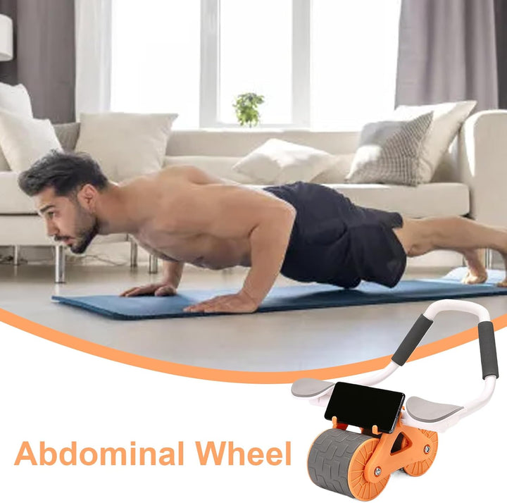 Bauch-Roller-Rad – abnehmbare Bauch-Trainingsausrüstung, tragbarer Bauch-Trainingsroller mit Anti-Ru