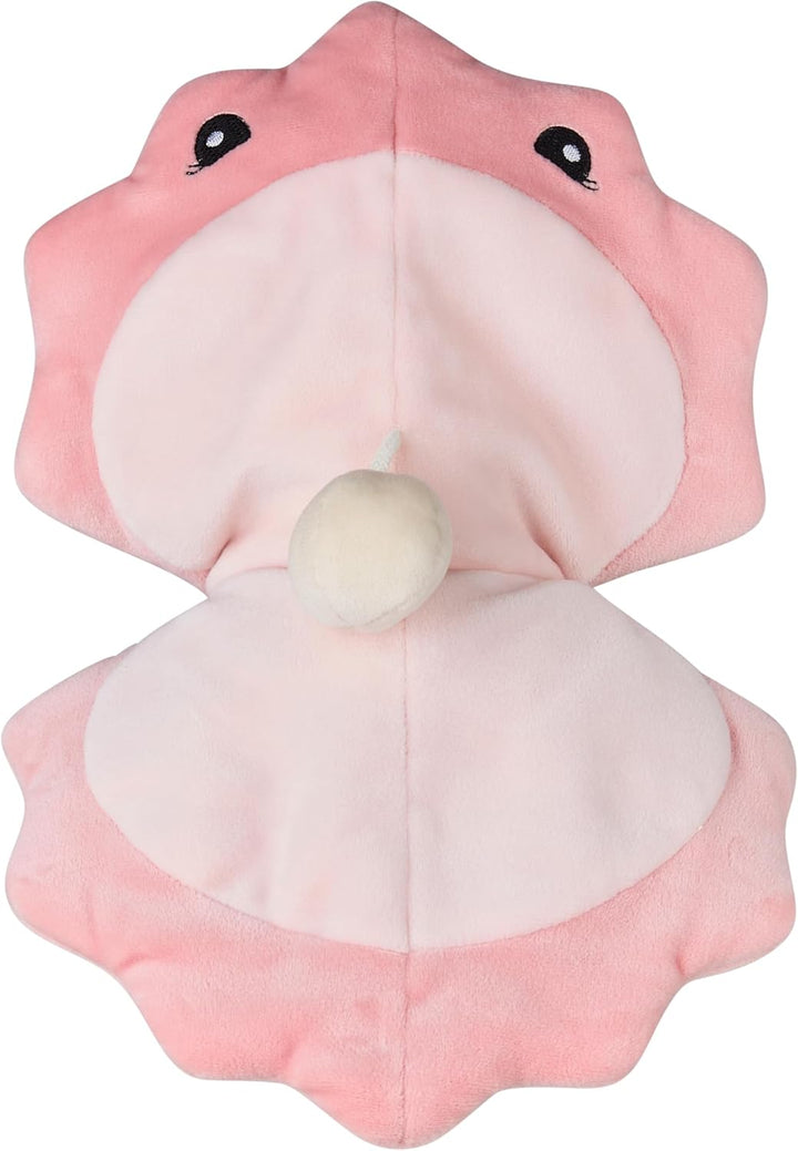 Sterntaler Handpuppe Muschel aus weichem Flausch, Kinder- und Babyspielzeug, wattiert mit Polyesterw