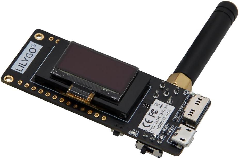 LILYGO TTGO Lora 868Mhz OLED 0.96 Zoll SD Karte ESP32 Entwicklungsboard Paxcounter Modul SMA Meterin
