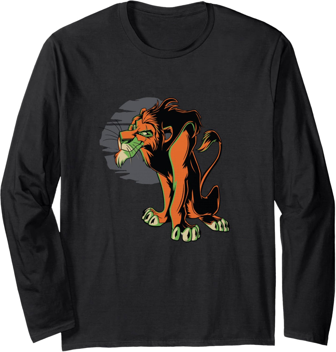 Disney Villains Scar Wicked Halftone Langarmshirt