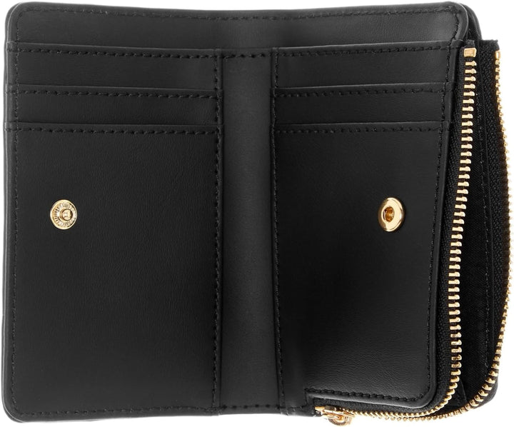 GUESS Damen Laurel Zip Around Card Case Wallet, Coal Logo