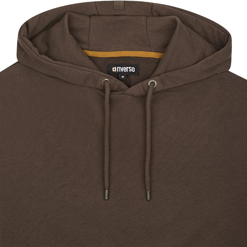 riverso Hoodie Herren RIVTheo Regular Fit Kapuzenpullover Pullover Schwarz Grau Grün Blau Rot Braun