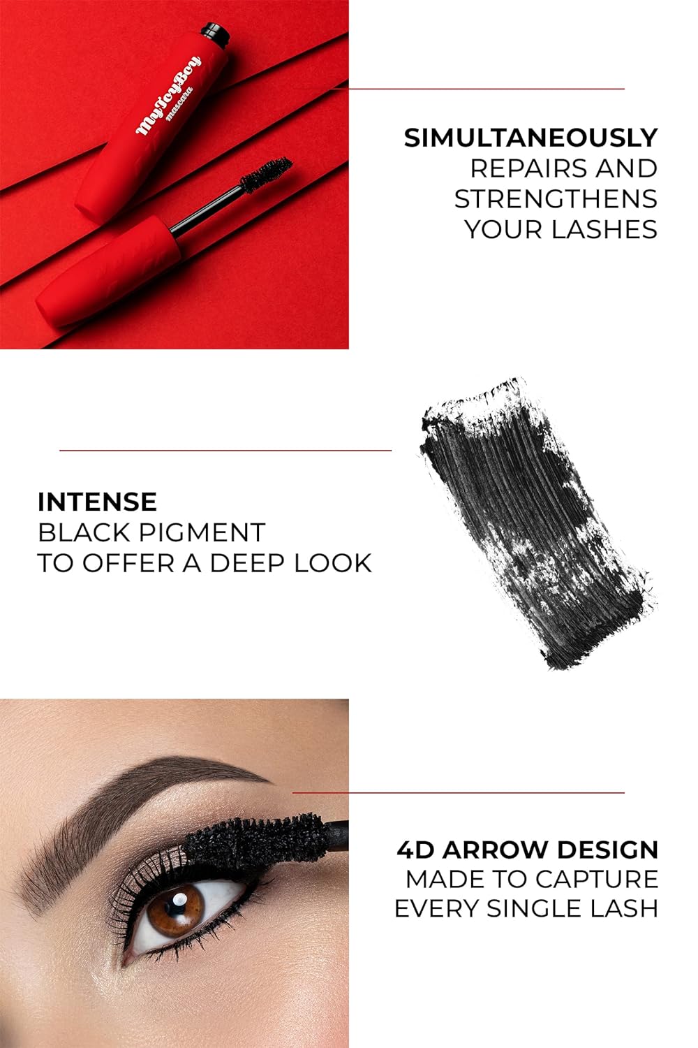 Diego Dalla Palma Mytoyboy Mascara Extra Volume Black, 13 ml