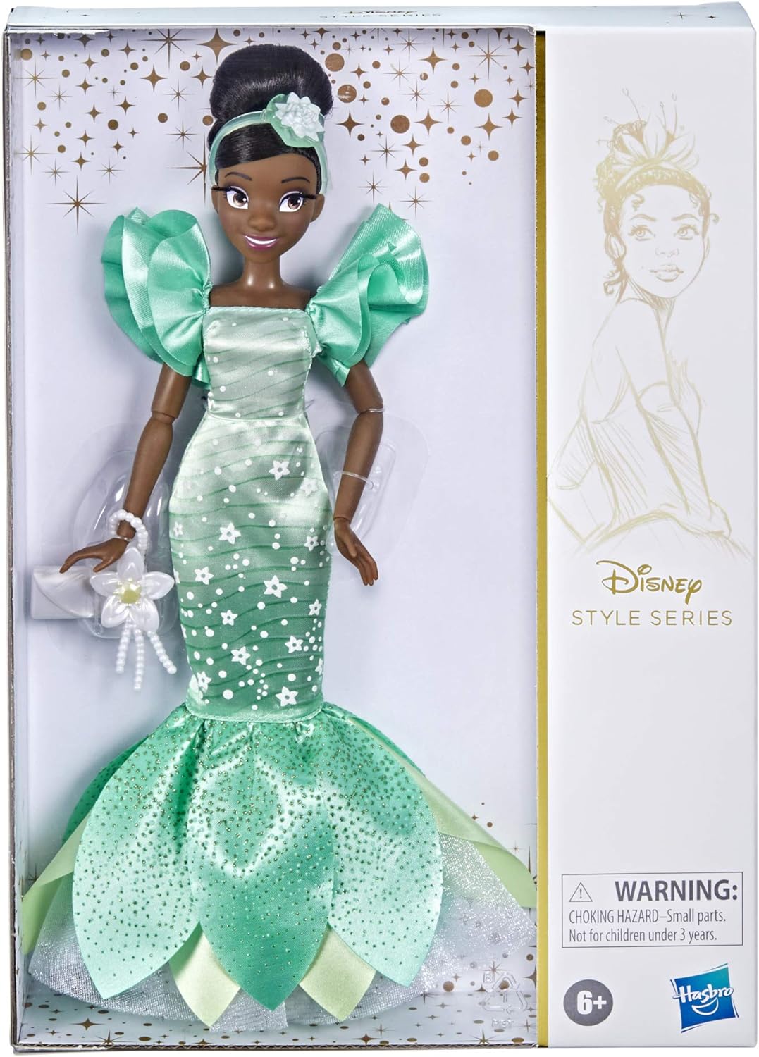 Disney Prinzessinnen Puppe, Modell Tiana, 30 cm