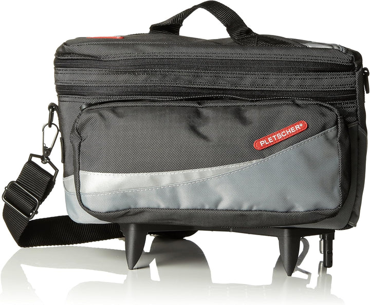 Pletscher Zurigo Gepäckträgertasche (schwarz/grau), Schwarz