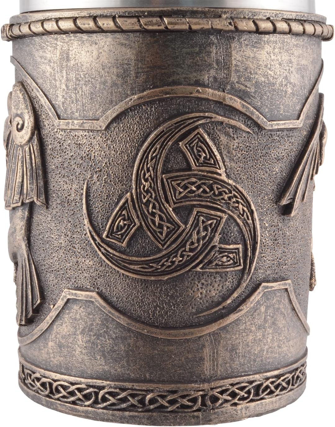 VOGLER Joh. Vogler GmbH Wikingerkrug Hugin und Munin, aus Kunststein angefertigt und Künstlerhand mi