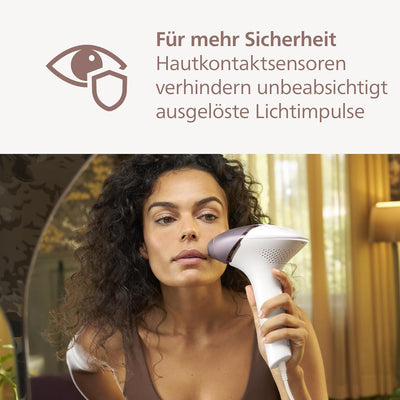 Philips Lumea Prestige IPL-Haarentfernungsgerät mit Satin Compact Korrekturtrimmer (Modell
