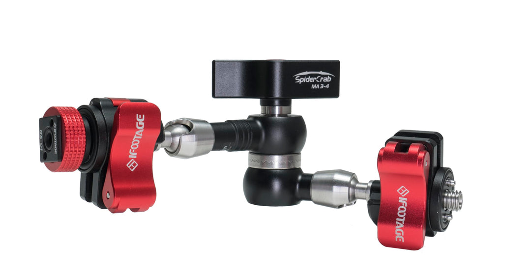 IFOOTAGE Magic Arm Clamp MA3-4, 7 Zoll, Einstellbare Reibungskraft, beweglicher Magic Arm mit 1/4" u