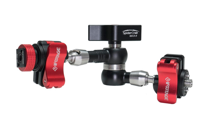 IFOOTAGE Magic Arm Clamp MA3-4, 7 Zoll, Einstellbare Reibungskraft, beweglicher Magic Arm mit 1/4" u