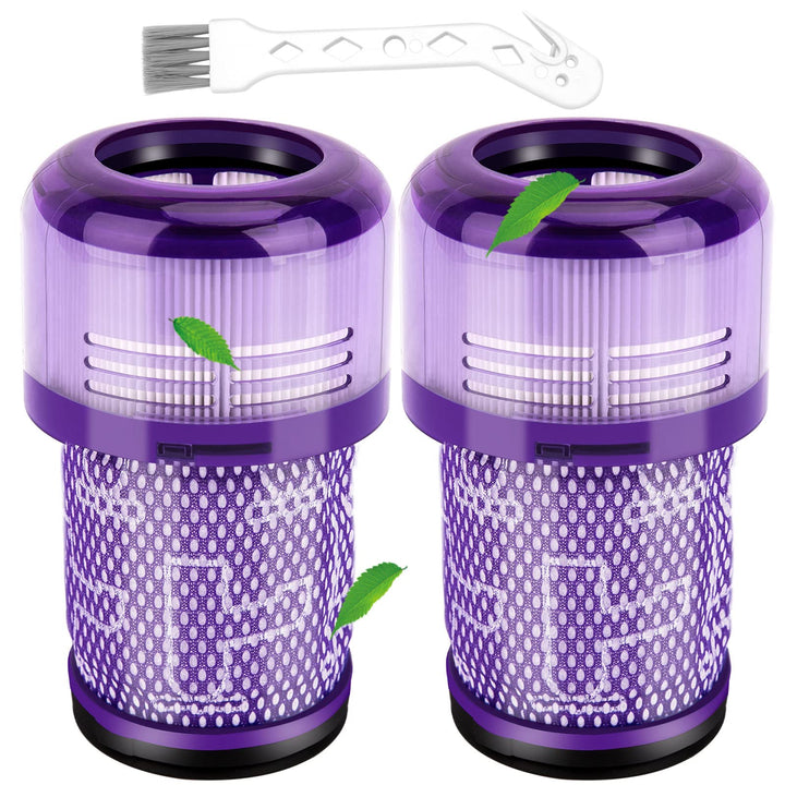 Filter für Dyson V12, 2 Stück Waschbar Ersatz Hepa Filter für Dyson V12 Detect Slim Absolute Extra T