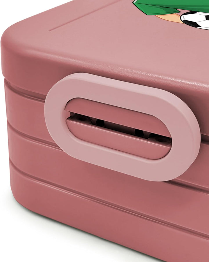 printplanet® Personalisierbare Brotdose „Layout Trikot Grün“ – Lunchbox/Bento Box von Mepal – mit ei